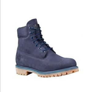 Mens Blue Timberlands Size 11.5